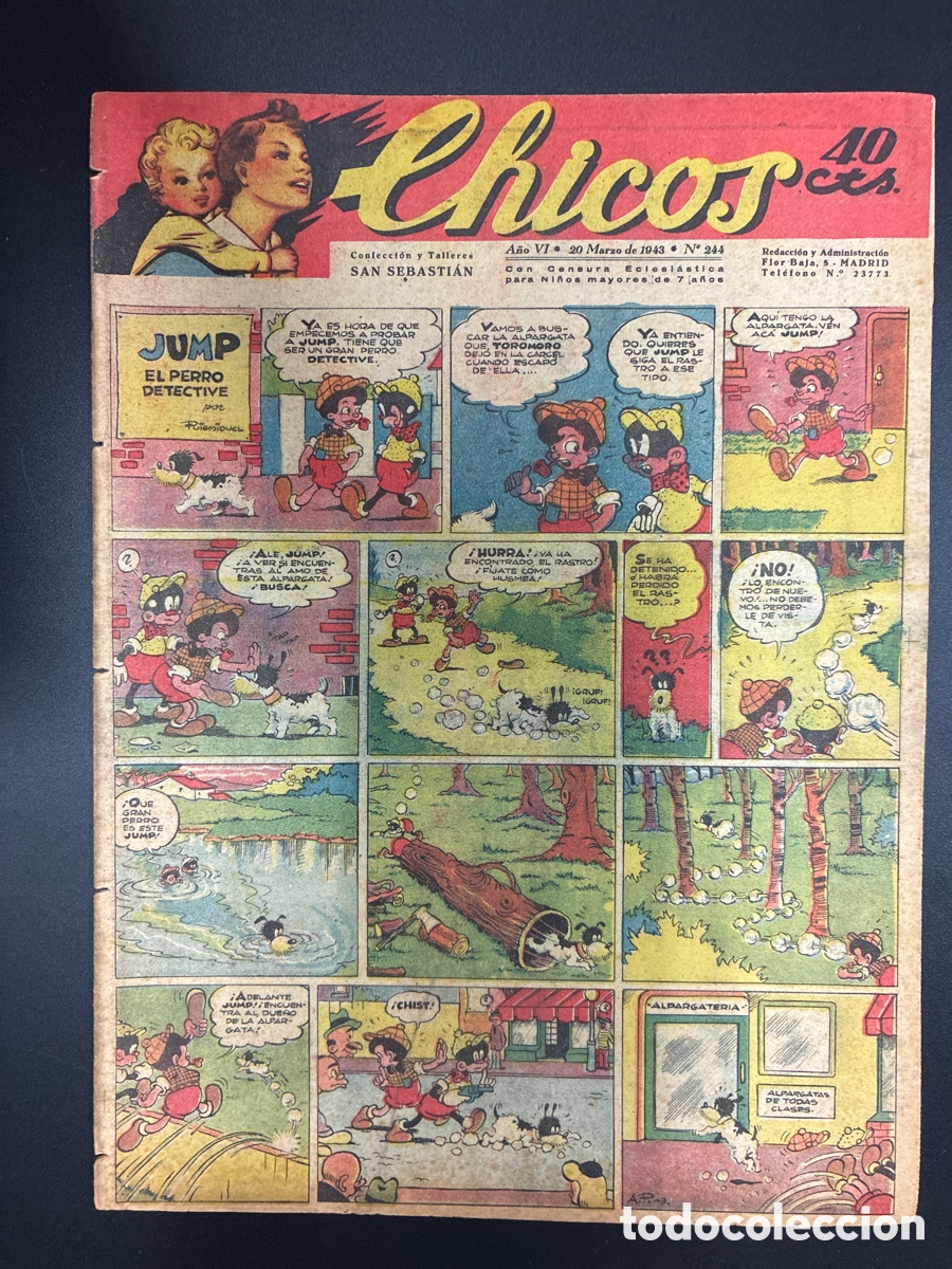 Tebeos: COMIC COLECCION CHICOS N&ordm; 244 BAYGUAL Y FET DE LAS JONS