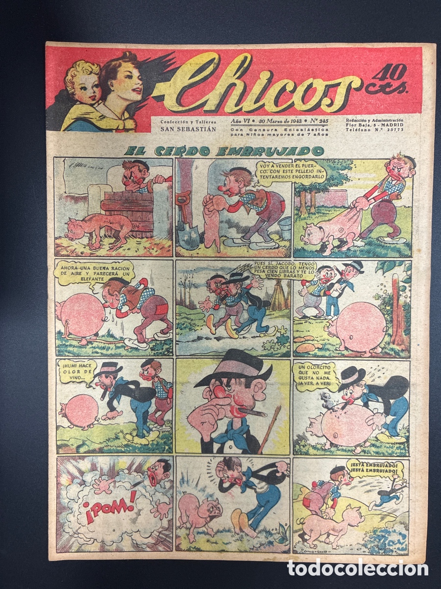 Tebeos: COMIC COLECCION CHICOS N&ordm; 245 BAYGUAL Y FET DE LAS JONS