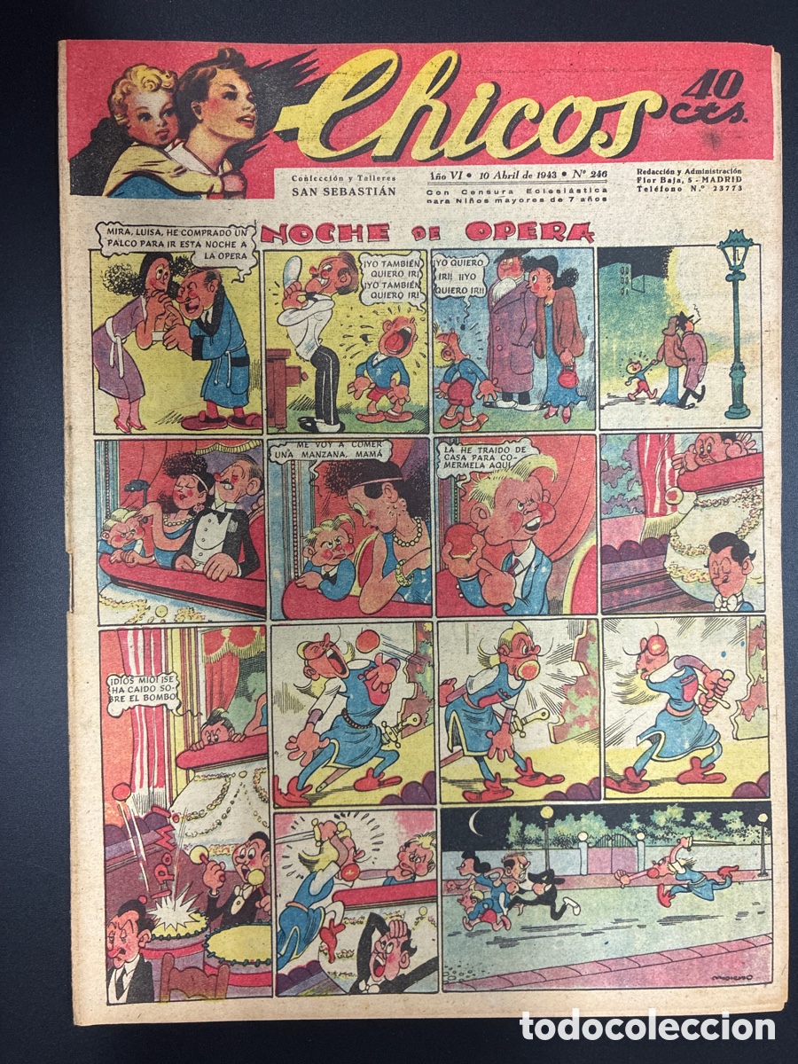 Tebeos: COMIC COLECCION CHICOS N&ordm; 246 BAYGUAL Y FET DE LAS JONS