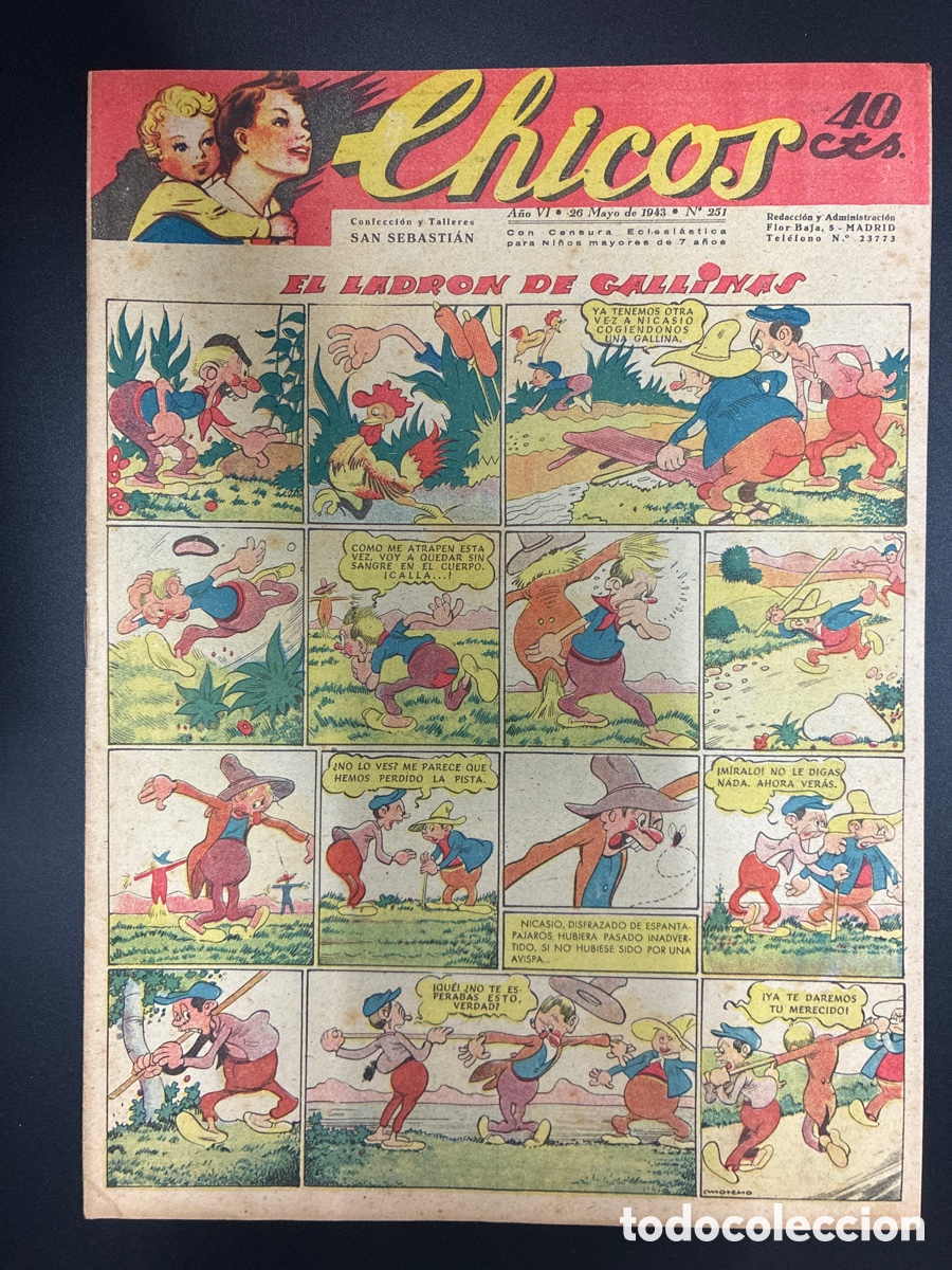 Tebeos: COMIC COLECCION CHICOS N&ordm; 251 BAYGUAL Y FET DE LAS JONS