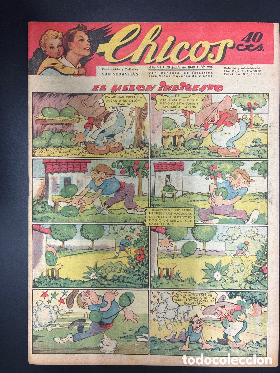 Tebeos: COMIC COLECCION CHICOS N&ordm; 254 BAYGUAL Y FET DE LAS JONS