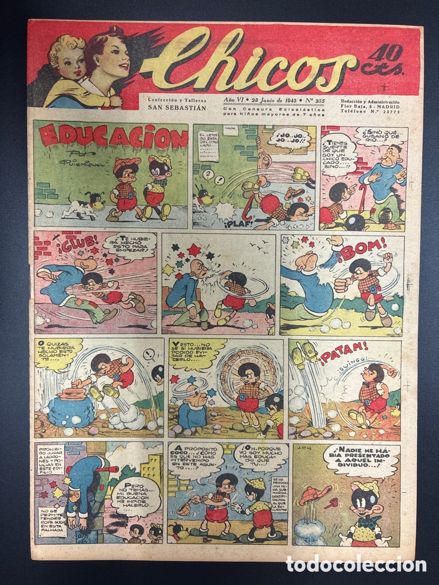 Tebeos: COMIC COLECCION CHICOS N&ordm; 255 BAYGUAL Y FET DE LAS JONS