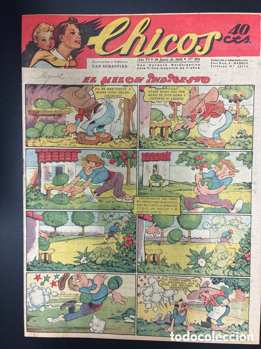Tebeos: COMIC COLECCION CHICOS N&ordm; 254 BAYGUAL Y FET DE LAS JONS