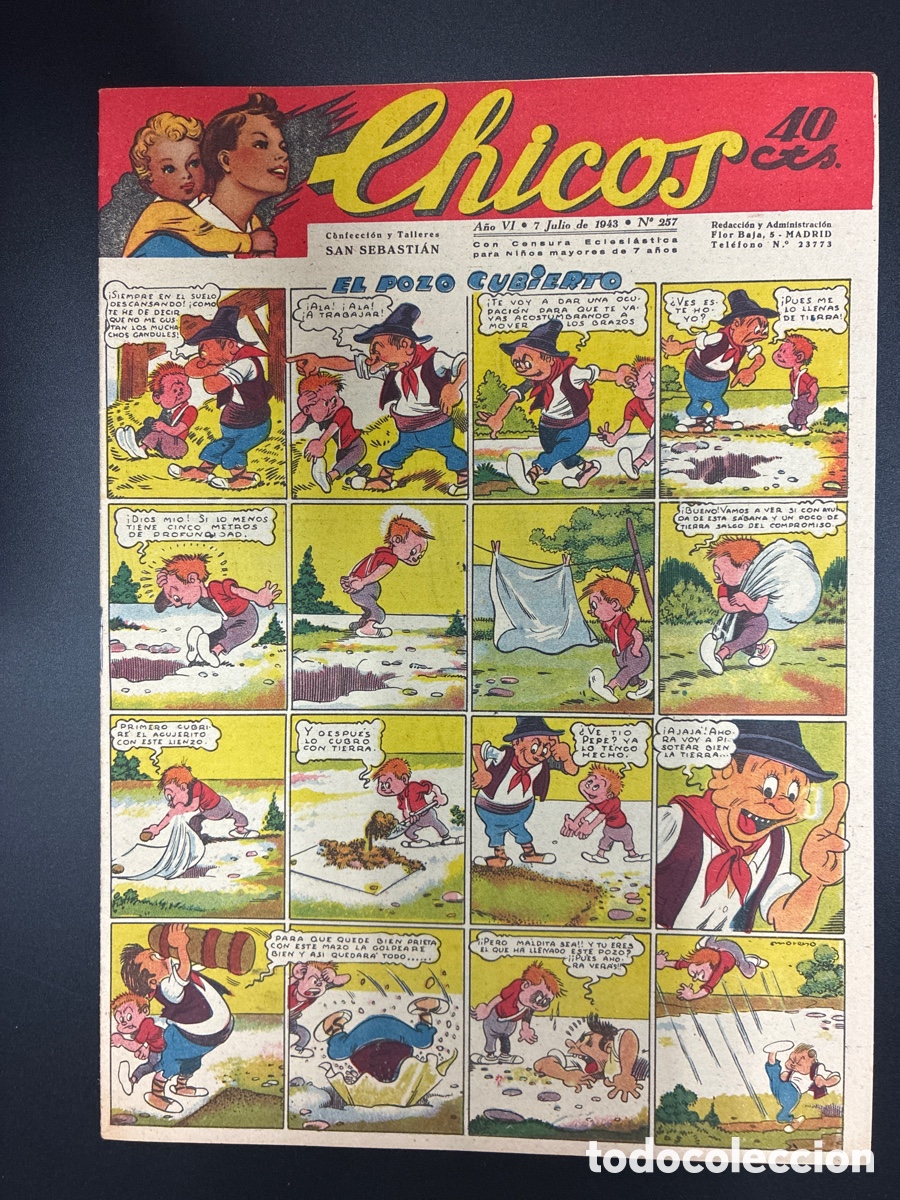 Tebeos: COMIC COLECCION CHICOS N&ordm; 257 BAYGUAL Y FET DE LAS JONS