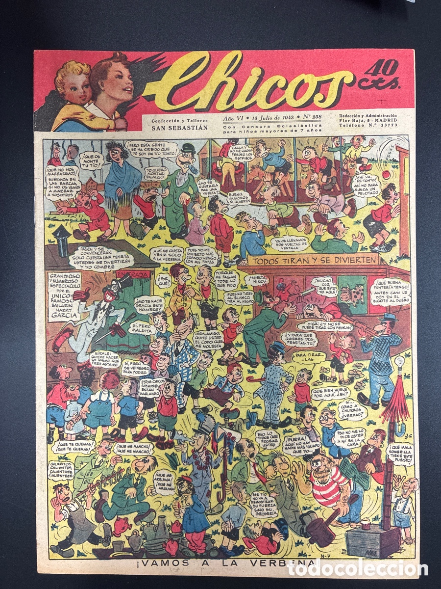 Tebeos: COMIC COLECCION CHICOS N&ordm; 258 BAYGUAL Y FET DE LAS JONS