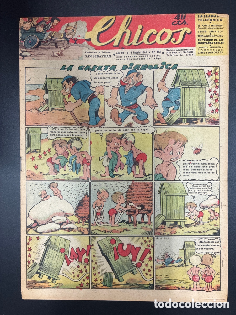 Tebeos: COMIC COLECCION CHICOS N&ordm; 313 BAYGUAL Y FET DE LAS JONS