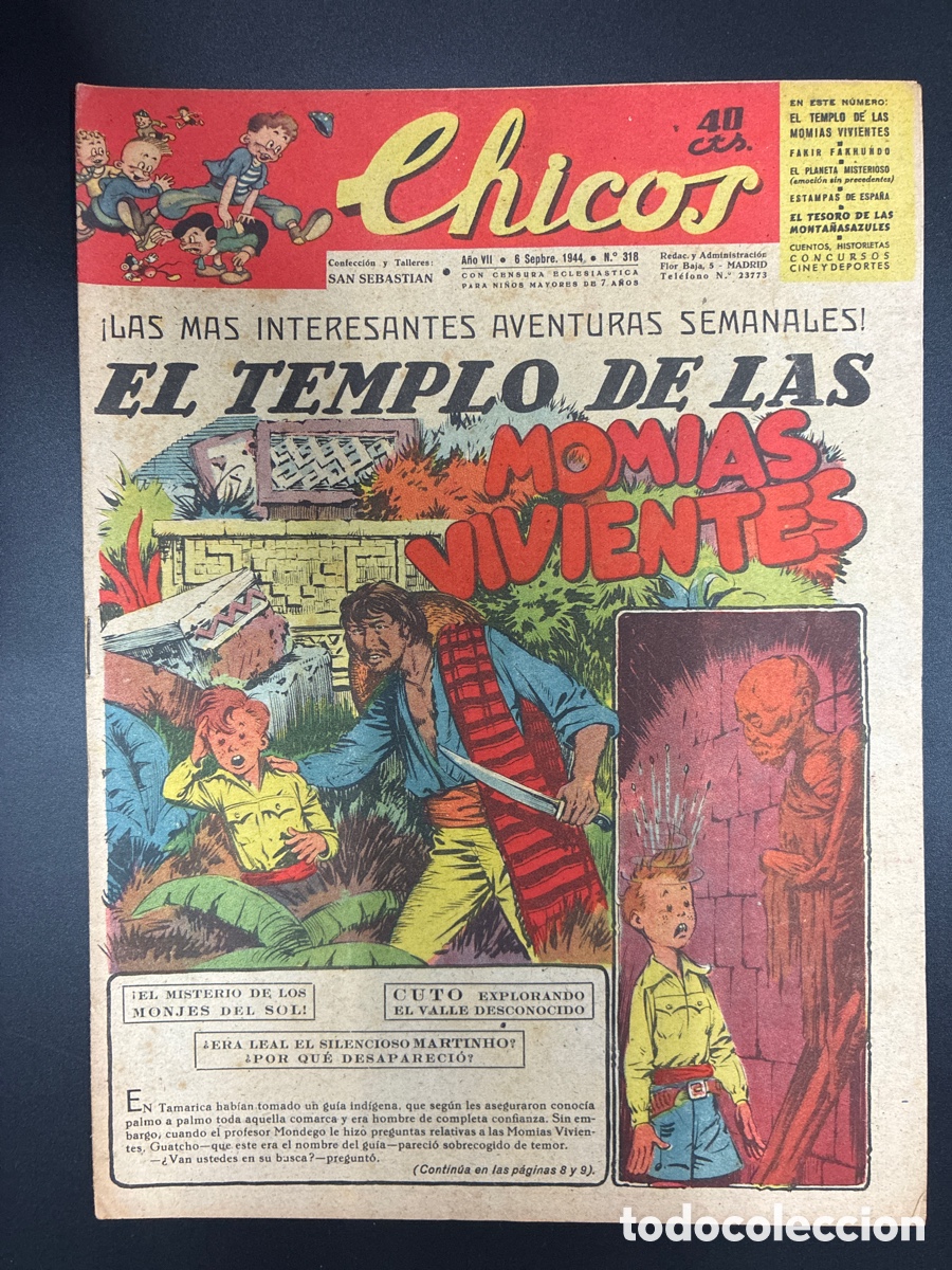 Tebeos: COMIC COLECCION CHICOS N&ordm; 318 BAYGUAL Y FET DE LAS JONS