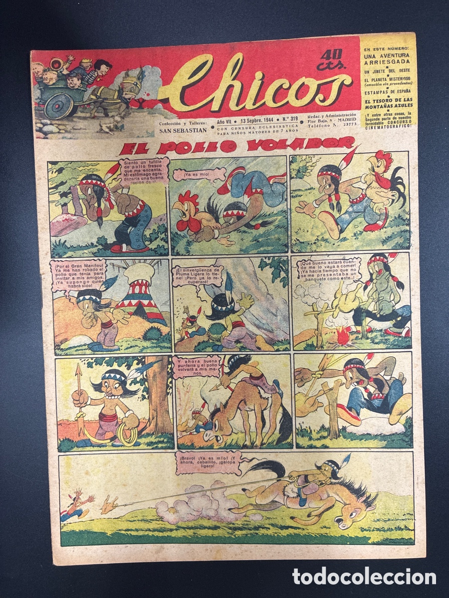 Tebeos: COMIC COLECCION CHICOS N&ordm; 319 BAYGUAL Y FET DE LAS JONS
