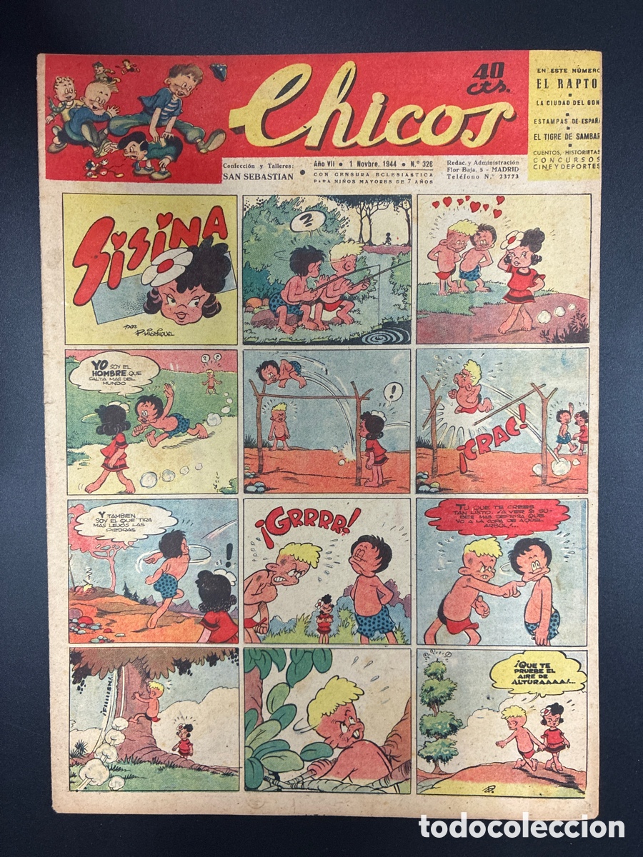 Tebeos: COMIC COLECCION CHICOS N&ordm; 326 BAYGUAL Y FET DE LAS JONS