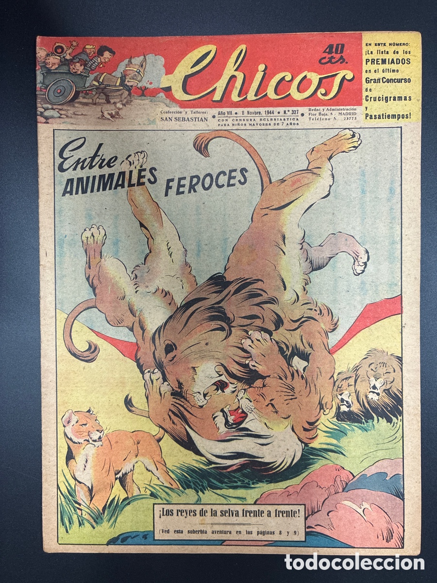 Tebeos: COMIC COLECCION CHICOS N&ordm; 327 BAYGUAL Y FET DE LAS JONS