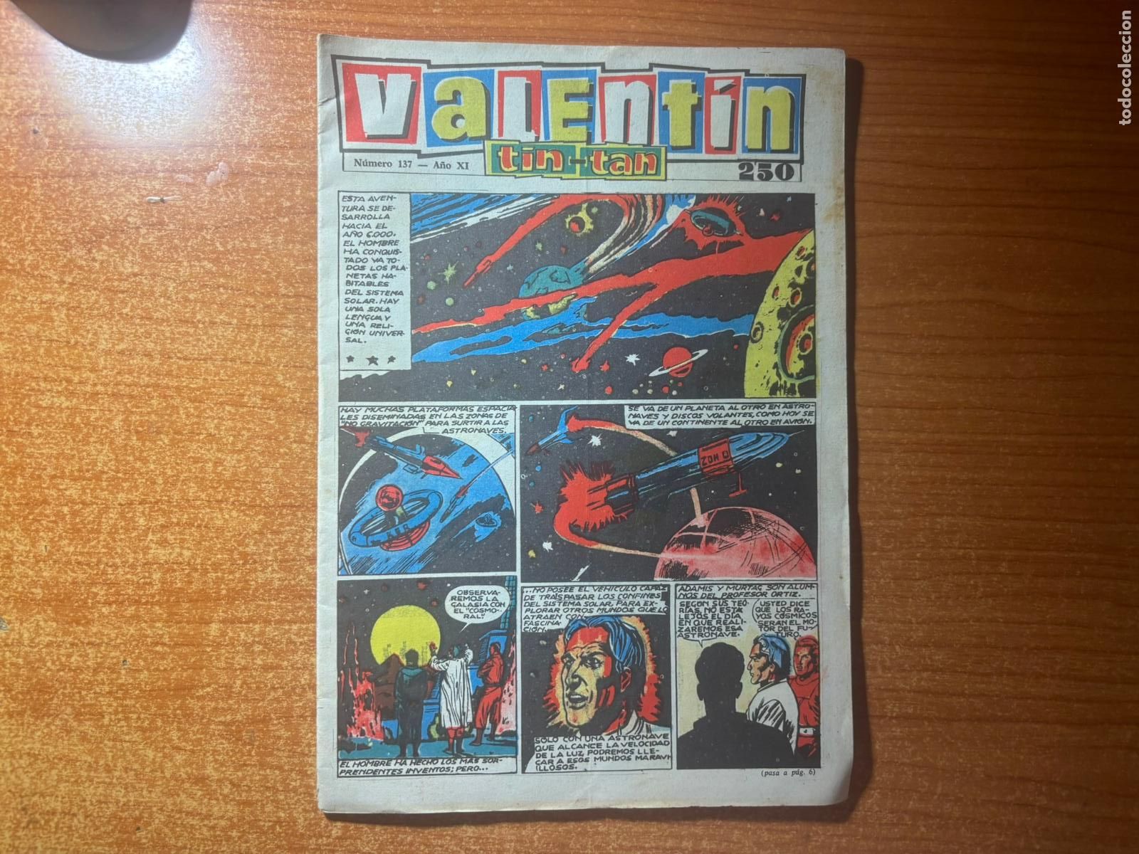 Tebeos: VALENTIN TIN TAN N&ordm; 137 EDITORIAL PAULINAS 1962