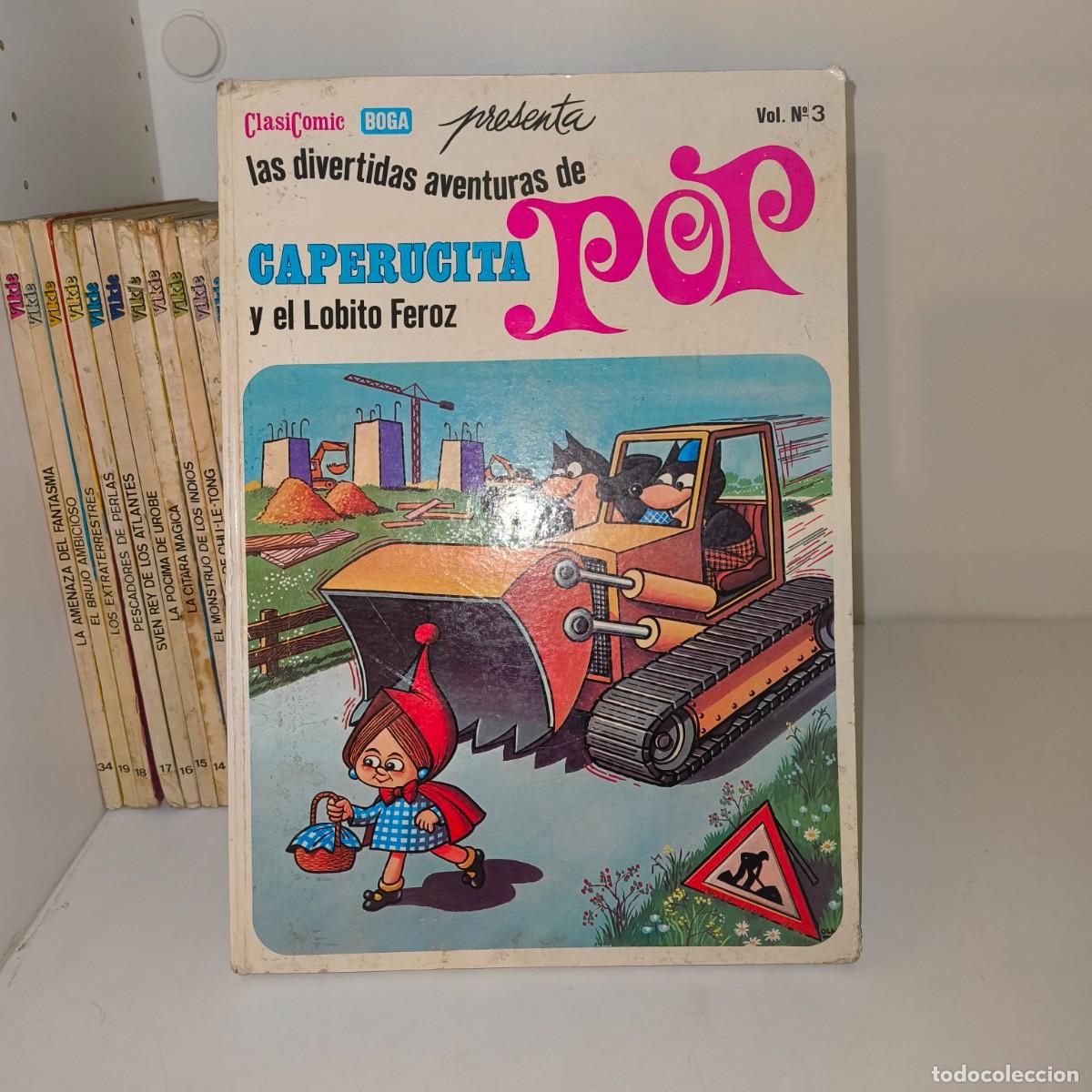 Tebeos: Caperucita Pop y el Lobito Feroz II ClasiComic Boga 1973