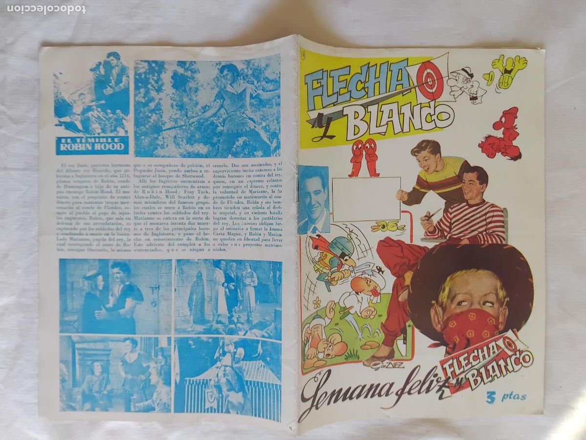 Tebeos: FLECHA Y BLANCO N&ordm; 9. - Foto 1