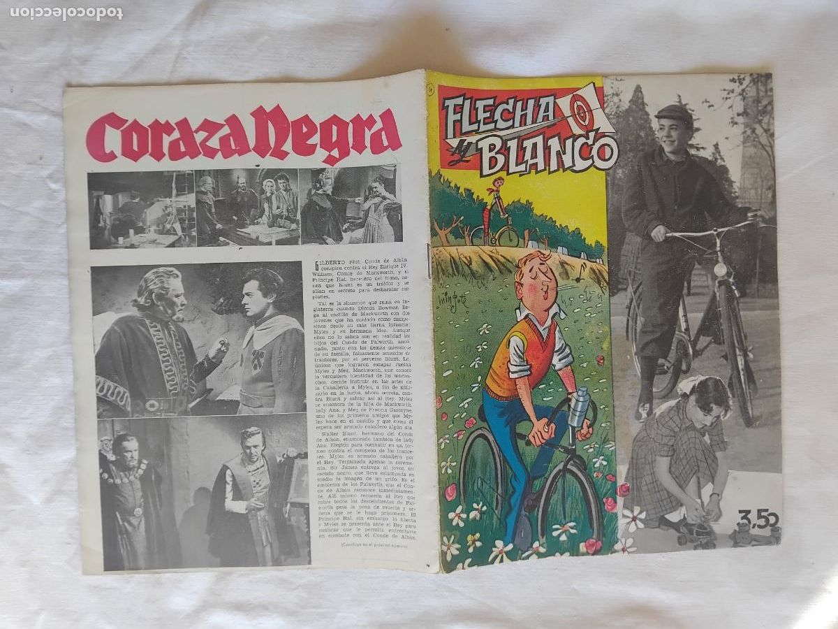 Tebeos: FLECHA Y BLANCO N&ordm; 4. 1955. - Foto 1