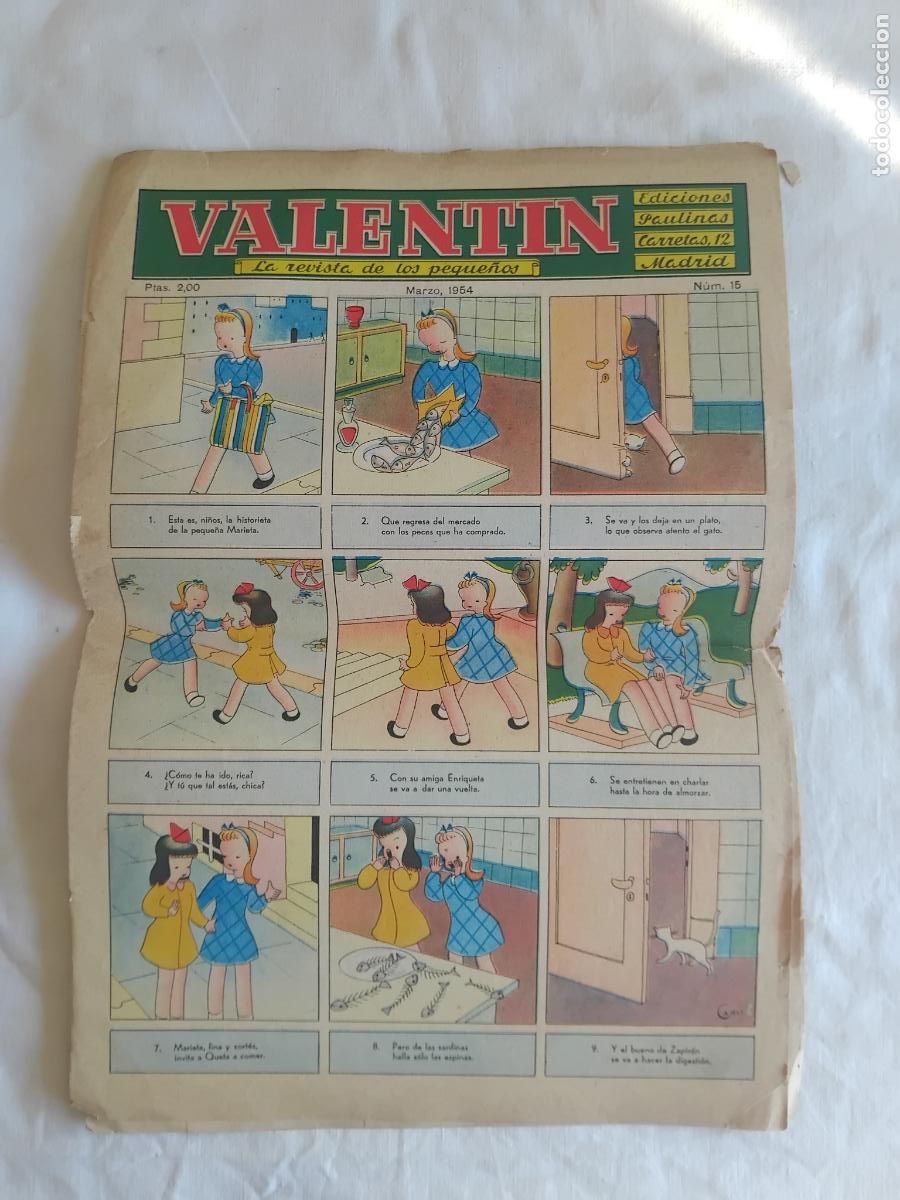 Tebeos: VALENTIN LA REVISTA DE LOS PEQUE&Ntilde;OS N&ordm; 15.