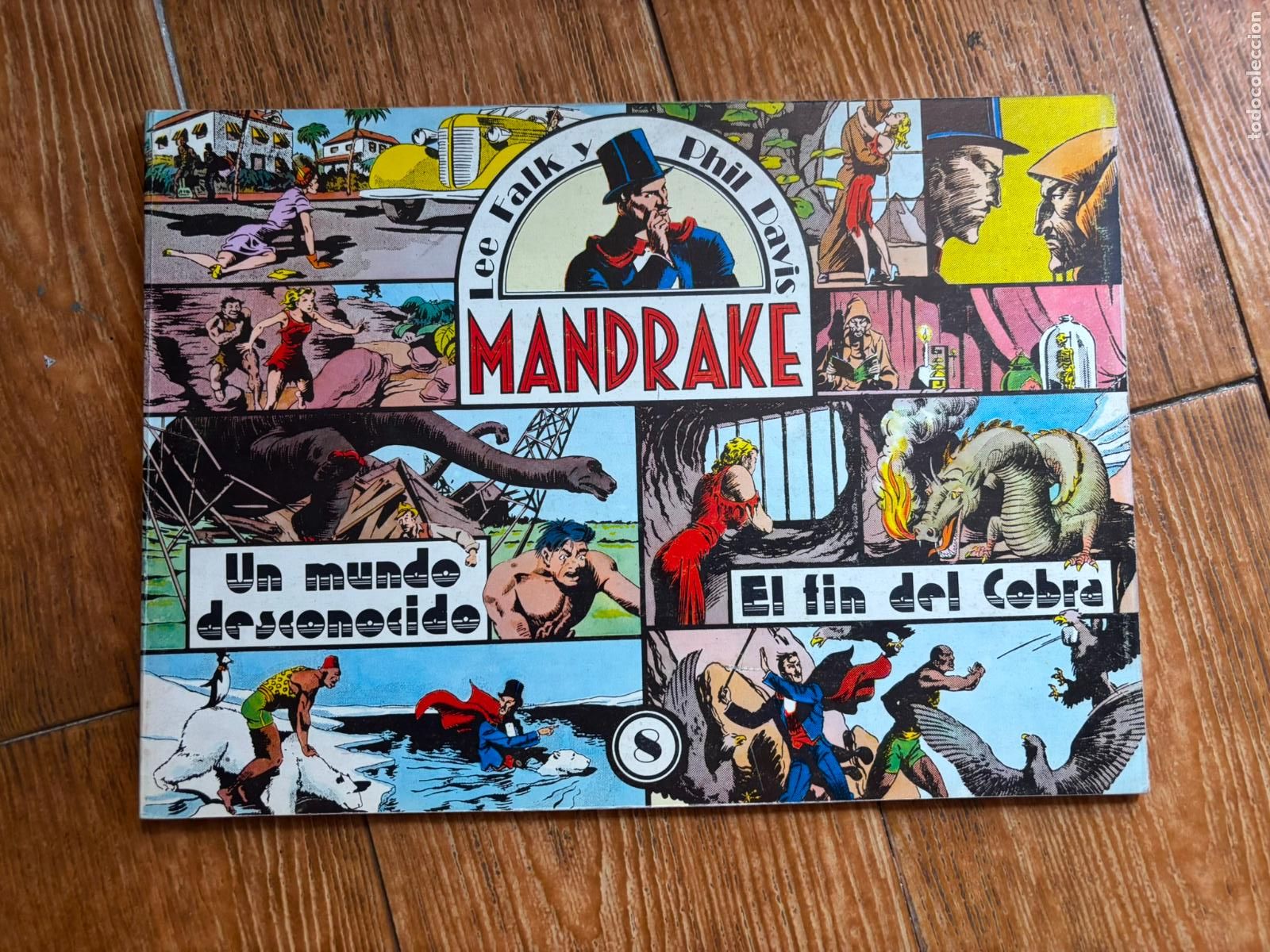 Tebeos: MANDRAKE N&ordm; 8 UN MUNDO DESCONOCIDO GRANDES CL&Aacute;SICOS C&Oacute;MICS PASADO JOAQUIN ESTEVE