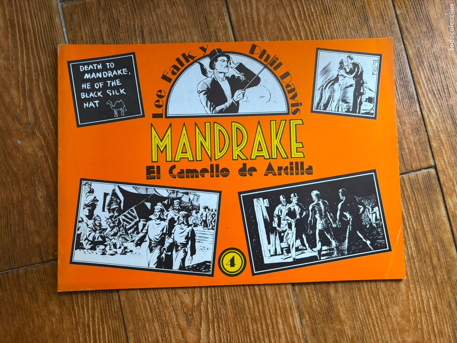 Tebeos: MANDRAKE N&ordm; 4 GRANDES CL&Aacute;SICOS C&Oacute;MICS PASADO JOAQUIN ESTEVE