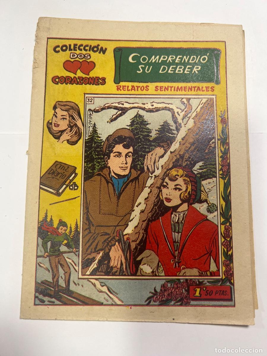Tebeos: COLECCI&Oacute;N DOS CORAZONES. N&deg;32. COMPRENDI&Oacute; SU DEBER. RELATOS SENTIMENTALES.