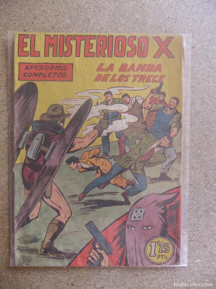 Tebeos: EL MISTERIOSO X N&ordm; 30 LA BANDA DE LOS TRECE EDITORIAL GARGA
