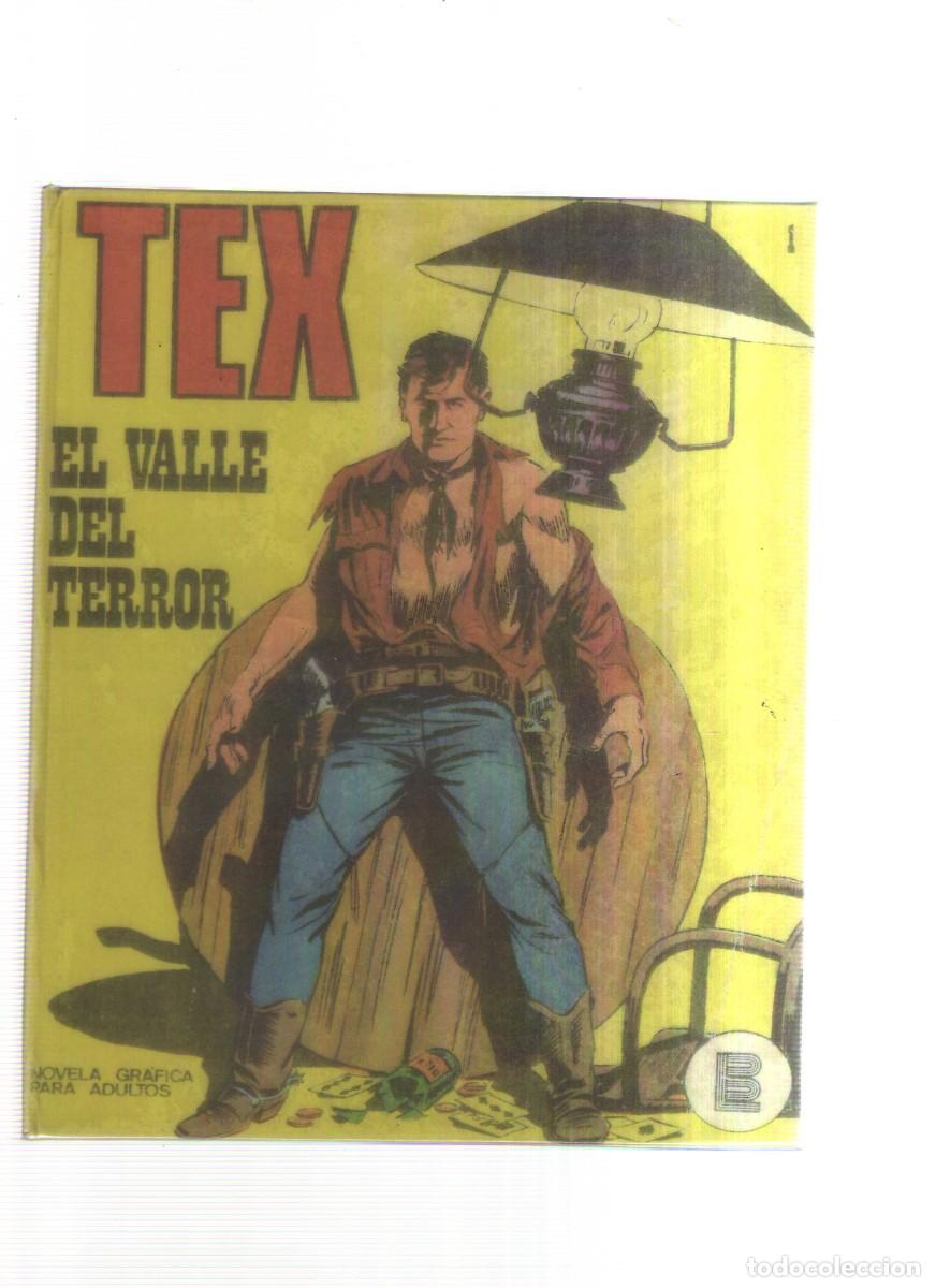 Tebeos: TEX NOVELA GRAFICA PARA ADULTOS EL VALLE DEL TERROR
