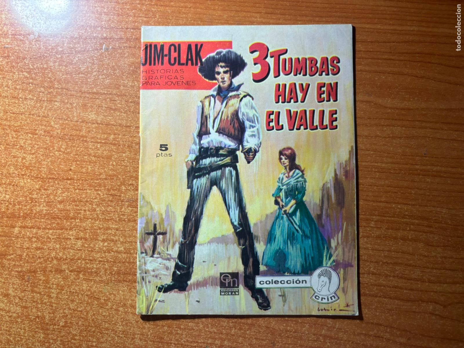 Tebeos: JIM CLAK N&ordm; 1 COLECCION CRIN EDICIONES MOR&Aacute;N EDICIONES BOIXHER 1965