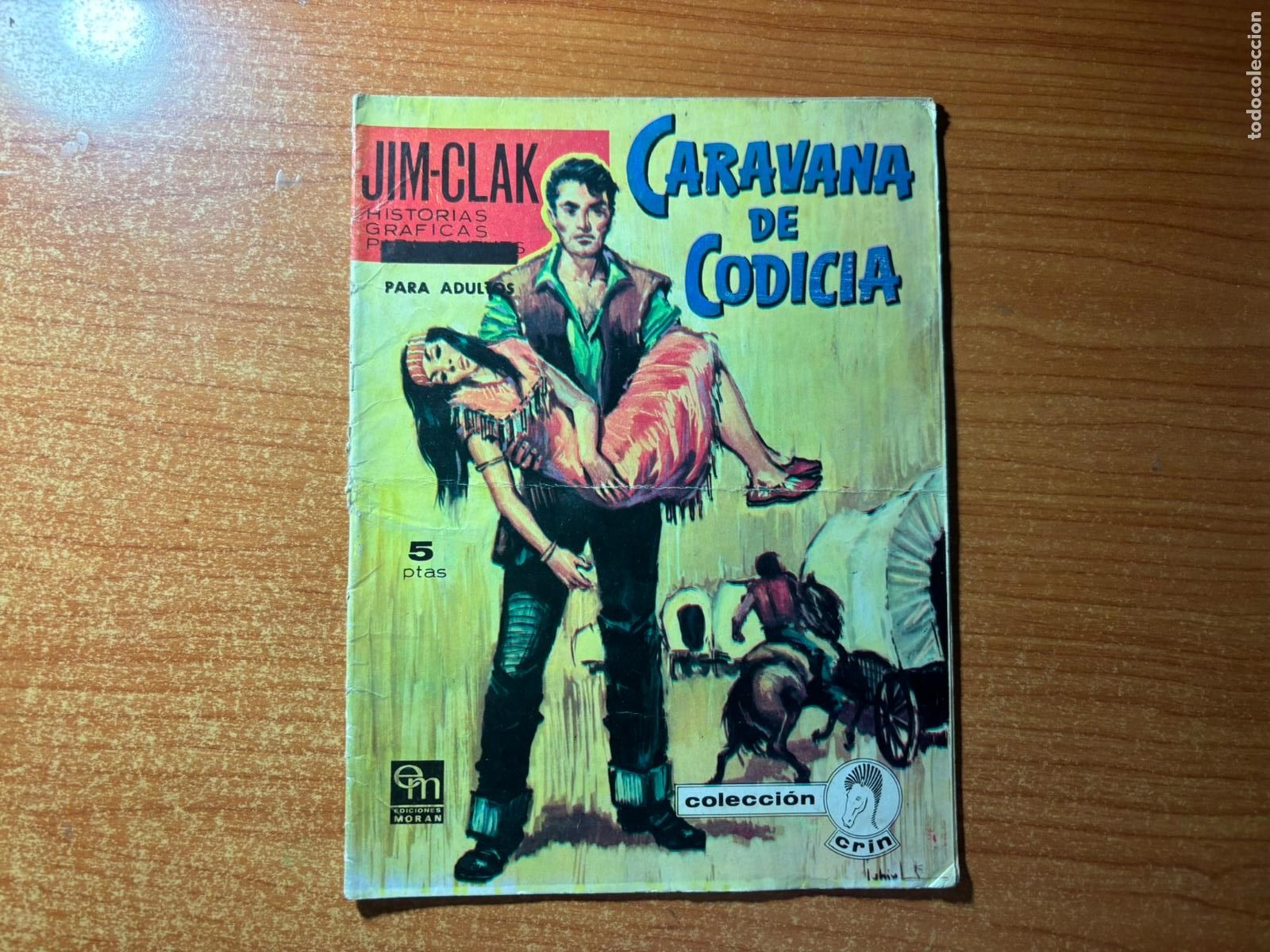 Tebeos: JIM CLAK N&ordm; 2 COLECCION CRIN EDICIONES MOR&Aacute;N EDICIONES BOIXHER 1965