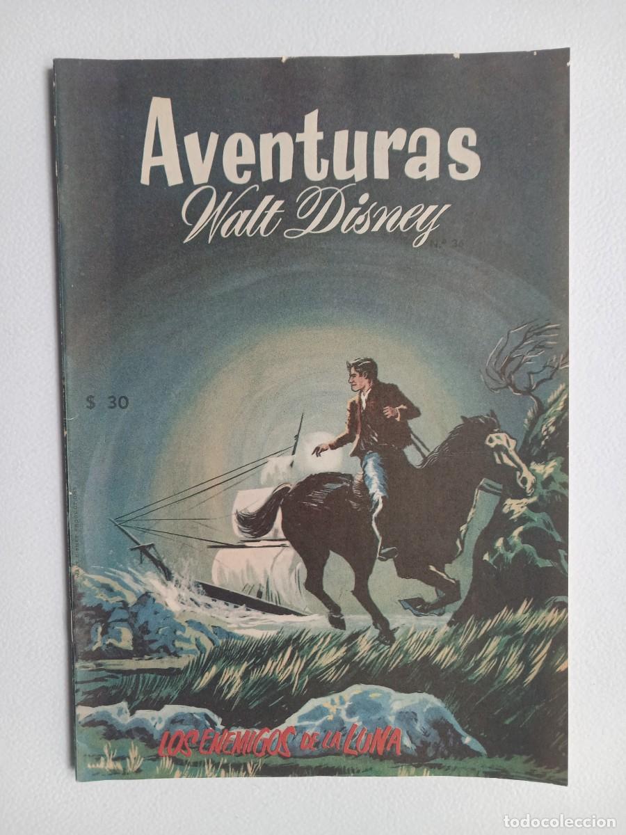 Tebeos: Aventuras de Walt Disney n&deg; 36 (1964) - Los enemigos de la luna - original editorial Zig Zag (Chile)
