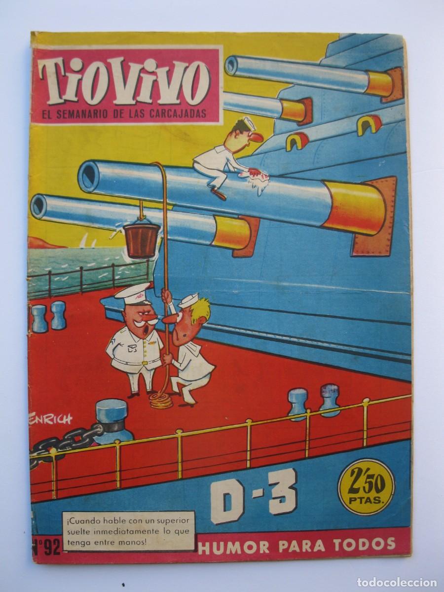 Tebeos: TIO VIVO - A&Ntilde;O III - N&ordm; 92 - CRISOL - A&Ntilde;O 1960.