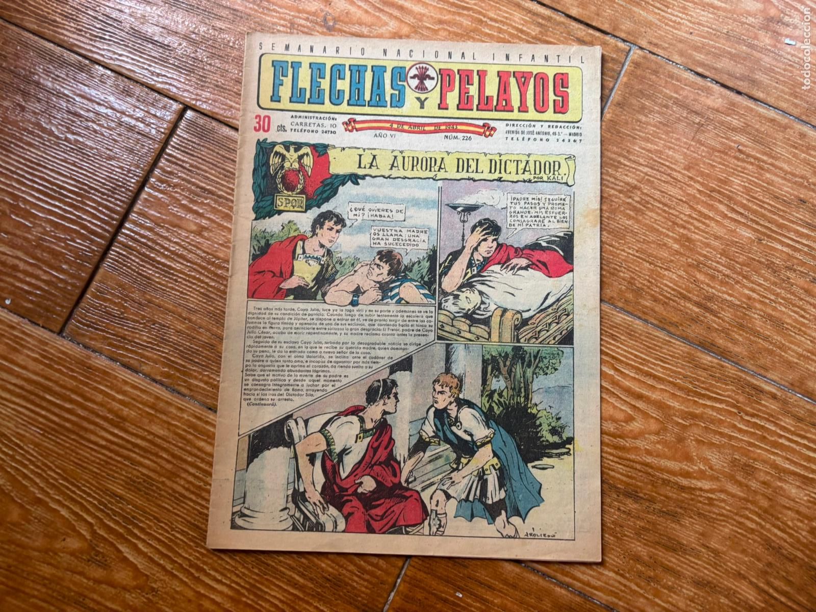 Tebeos: FLECHAS Y PELAYOS N&ordm; 226 EDITORIAL FE Y JONS Y CT - Foto 1