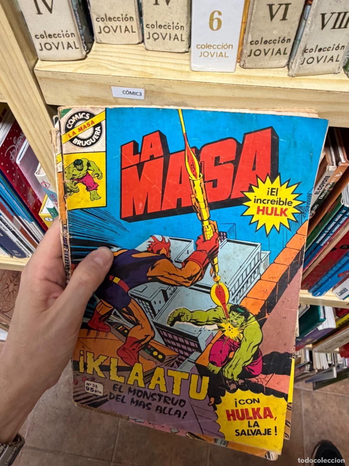 Tebeos: C&Oacute;MIC3 &mdash; La Masa n&ordm; 25: &iexcl;Klaatu, el monstruo del m&aacute;s all&aacute;! &mdash; Bruguera