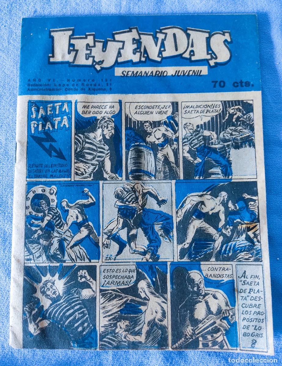 Tebeos: LEYENDAS SEMANARIO JUVENIL N&ordm; 194 - Foto 1
