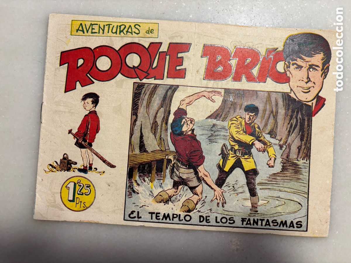 Comics: Tebeo Roque R&iacute;o . El templo de los fantasmas. Ed maga. N&uacute;mero 3
