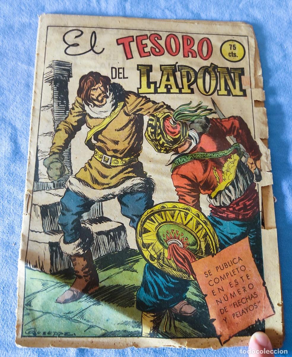 Tebeos: EL TESORO DEL LAPON FLECHAS Y PELAYOS ORIGINAL TALLERES OFFSET SAN SEBASTIAN A&Ntilde;OS 40