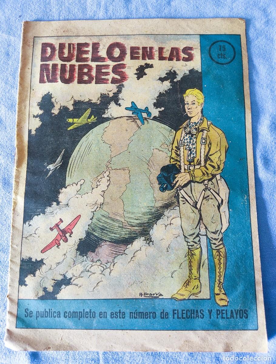 Tebeos: DUELO EN LAS NUBES FLECHAS Y PELAYOS ORIGINAL TALLERES OFFSET SAN SEBASTIAN A&Ntilde;OS 40