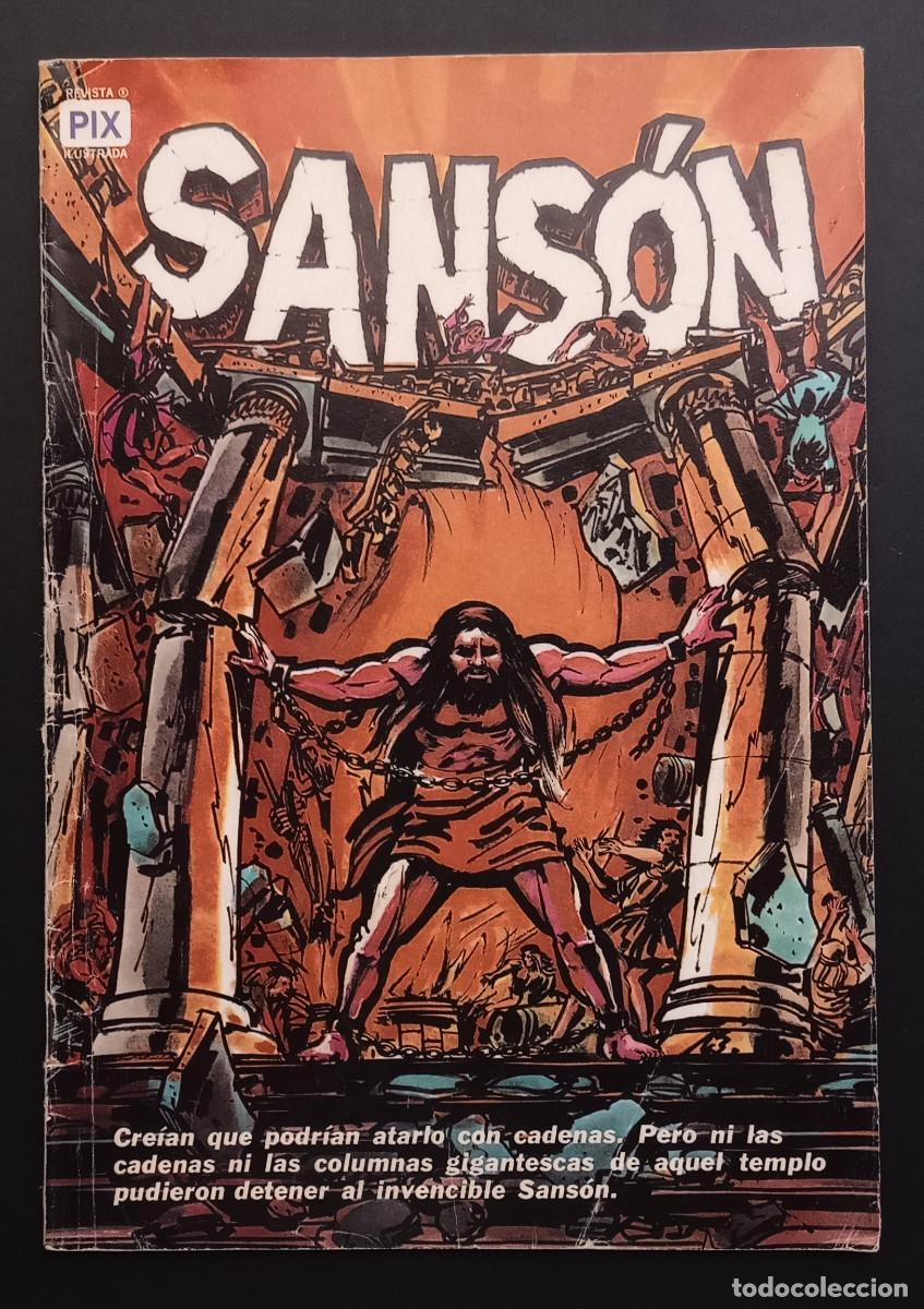 Tebeos: SANS&Oacute;N - REVISTA PIX ILUSTRADA - DAVID C. COOK FOUNDATION, 1968
