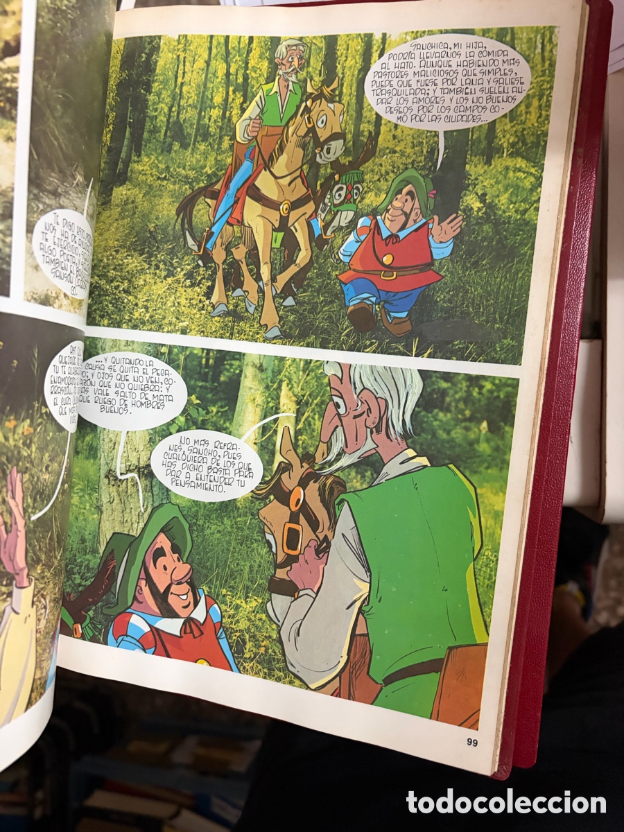 Tebeos: Don Quijote de la mancha. Completo. Comic. Ediciones naranco - Foto 5