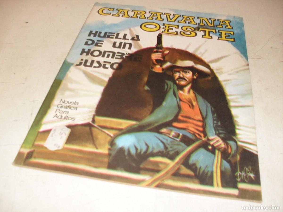 Tebeos: CARAVANA OESTE N&ordm; 222,HUELLA DE UN HOMBRE JUSTO,DE 276,VILMAR,1971