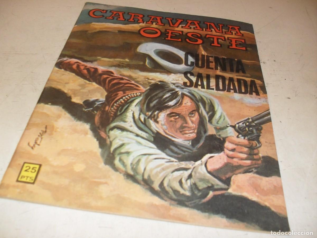 Tebeos: CARAVANA OESTE N&ordm; 219,CUENTA SALDADA,DE 276,VILMAR,1971