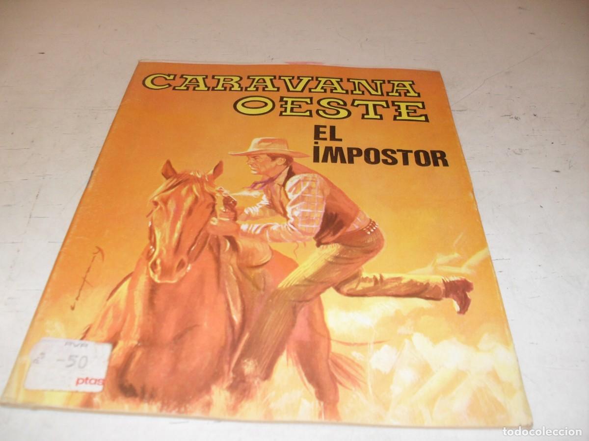 Tebeos: CARAVANA OESTE N&ordm; 197,EL IMPOSTOR,DE 276,VILMAR,1971