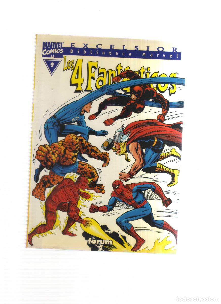 Tebeos: LOS 4 FANTASTICOS BIBLIOTECA MARVEL N,9 - Foto 1