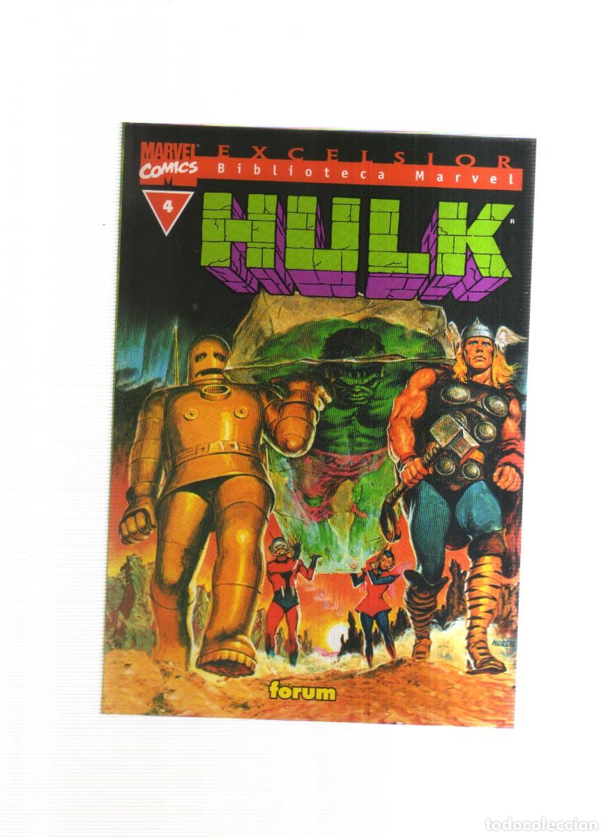 Tebeos: HULK BIBLIOTECA MARVEL N,4