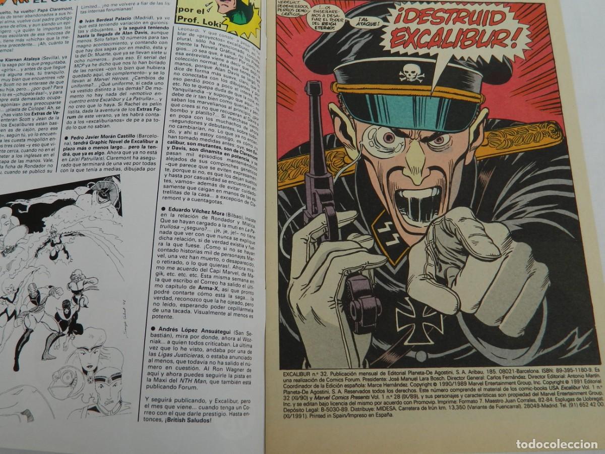 Tebeos: COMIC MARVEL - EXCALIBUR N&ordm; 32 MARVEL-FORUM - Foto 3