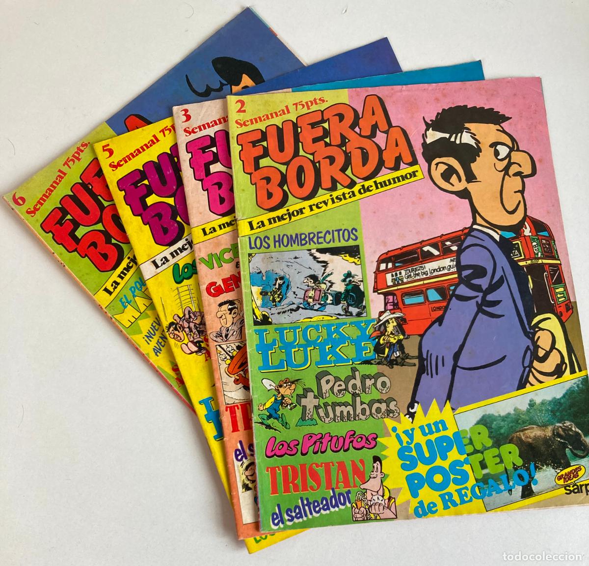 Tebeos: LOTE FUERA BORDA N&ordm;2, 3, 5 y 6
