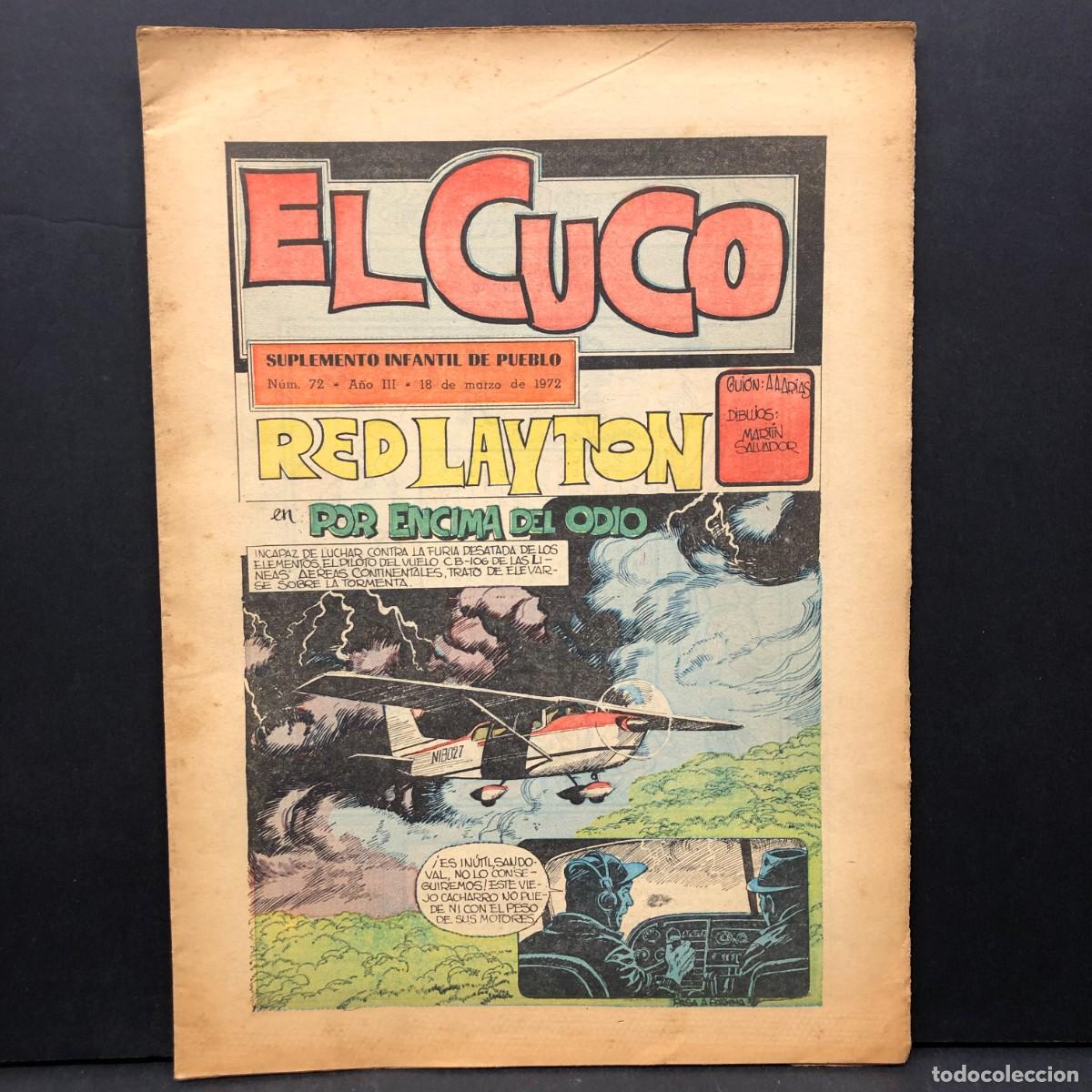 Tebeos: EL CUCO - SUPLEMENTO INFANTIL DE PUEBLO - A&Ntilde;O III - N&Uacute;MERO 72 - 18 DE MARZO DE 1972 / 647
