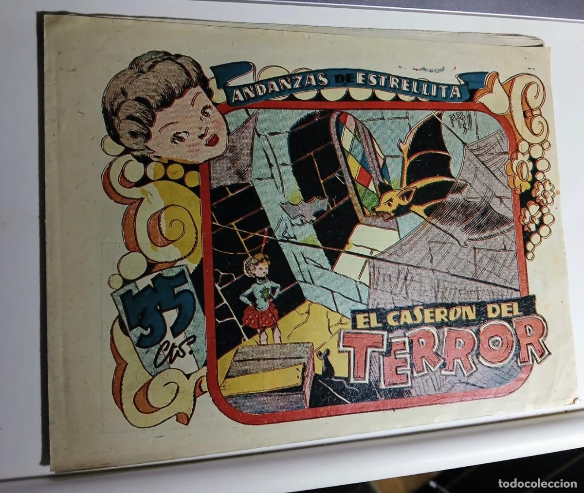 Tebeos: Tebeo Antiguo Andanzas De Estrellita N&ordm; 35: El Caser&oacute;n Del Terror (Toray, A&ntilde;os 50)
