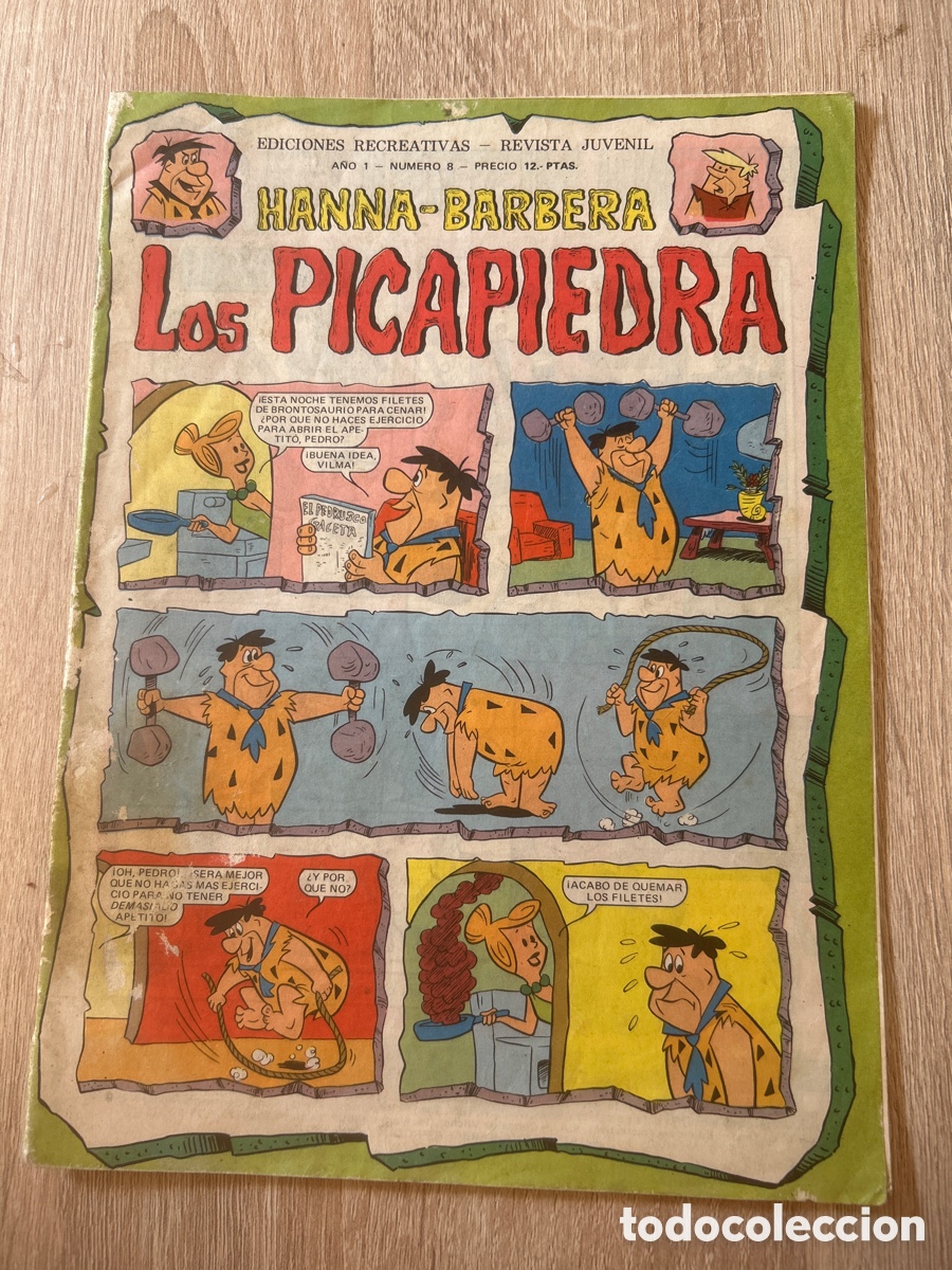 Tebeos: Los picapiedras n&uacute;m 8 ediciones recreativas