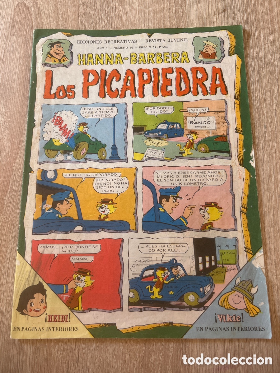 Tebeos: Los picapiedras n&uacute;m 16 ediciones recreativas vikie en p&aacute;g interiores