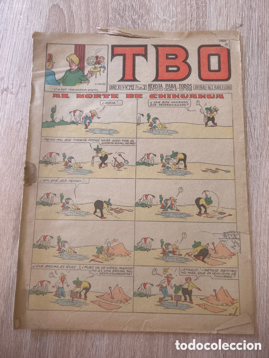 Tebeos: TBO n&uacute;m 213 revista para todos
