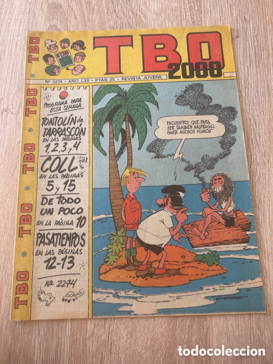 Tebeos: TBO 2000 n&uacute;m 2274 revista juvenil