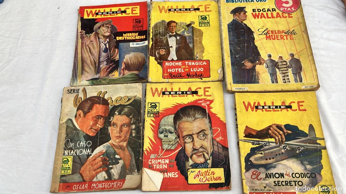 Tebeos: Lote 8 Novelas Biblioteca Oro Serie Amarilla Wallace Christie 1940s